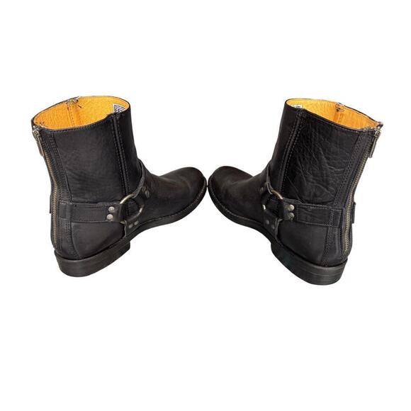 FRYE Philip Harness boots, size Men\'s 12; 100% Premium Leather; Biker; Western main image 7